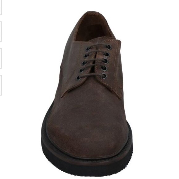 Eleventy Men's Brown Leather Lace-up Derby Shoes 41 NEW - Picture 6 of 16